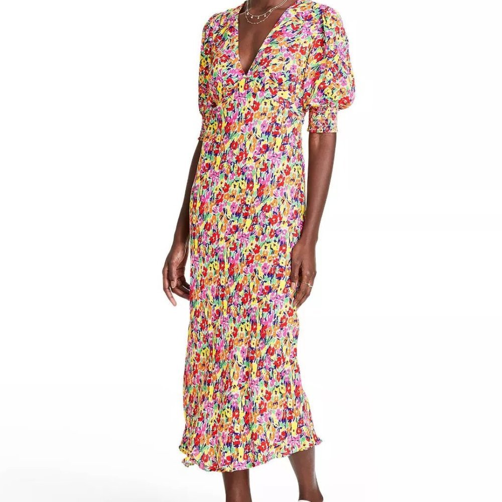 Rixo x Target Floral Puff Sleeve Dress Size 2